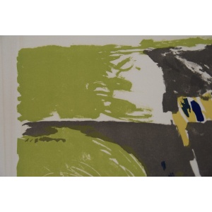 Color Lithograph on Van Gelder Zonen Paper by Jörgen Fogelqvist, 1980s