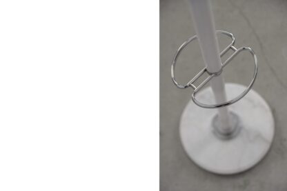 Mid-Century Modern White Floor Coat Rack, 1990s - Image 6