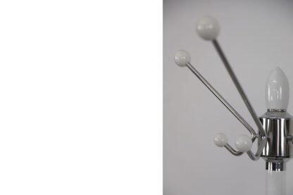 Mid-Century Modern White Floor Coat Rack, 1990s - Image 3