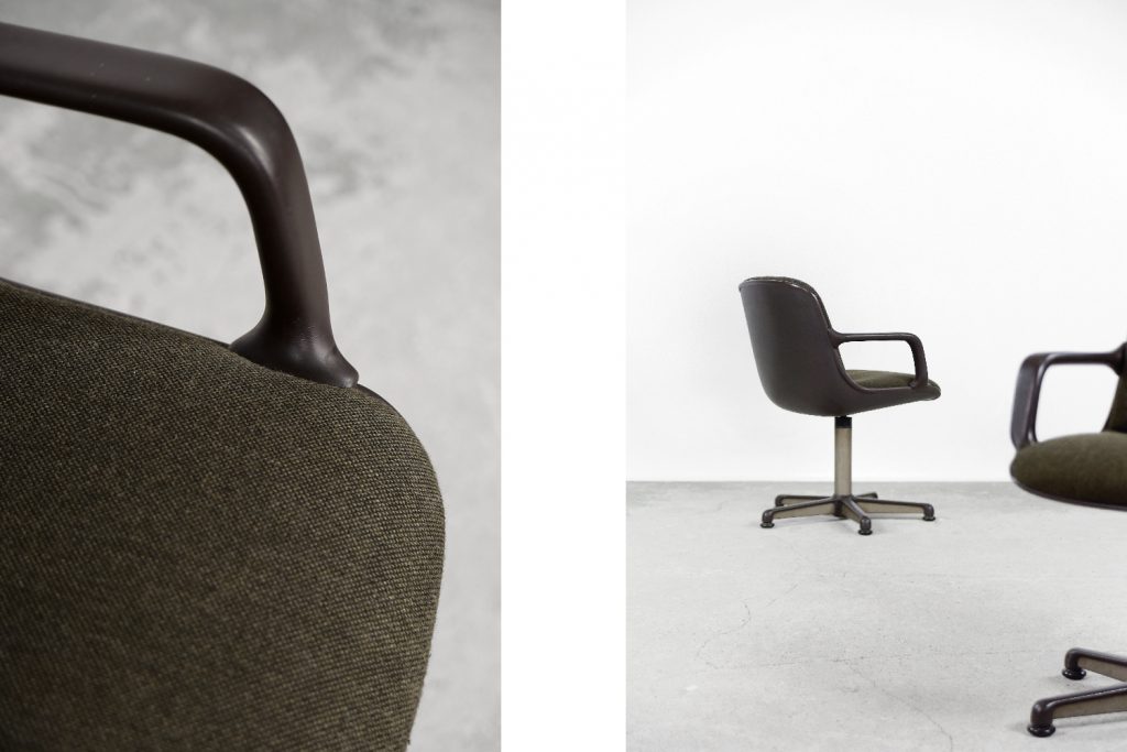 Vintage Desk Chair by Charles Pollock for Comforto, 1970s, Set of 2