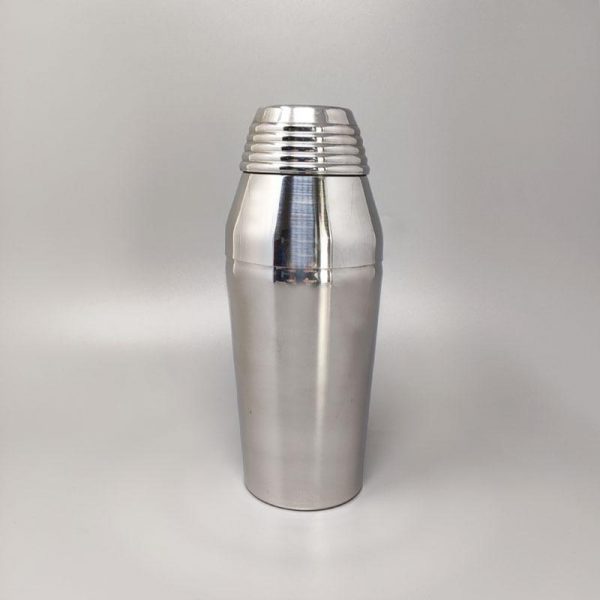 1970s Cocktail Shaker By Guy Degrenne In Stainless Steel Made in France - Image 2