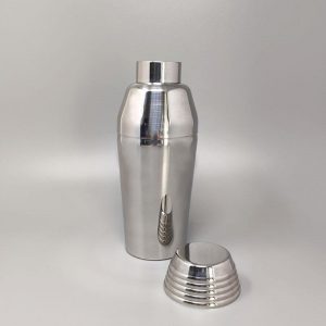 1970s Cocktail Shaker By Guy Degrenne In Stainless Steel Made in France