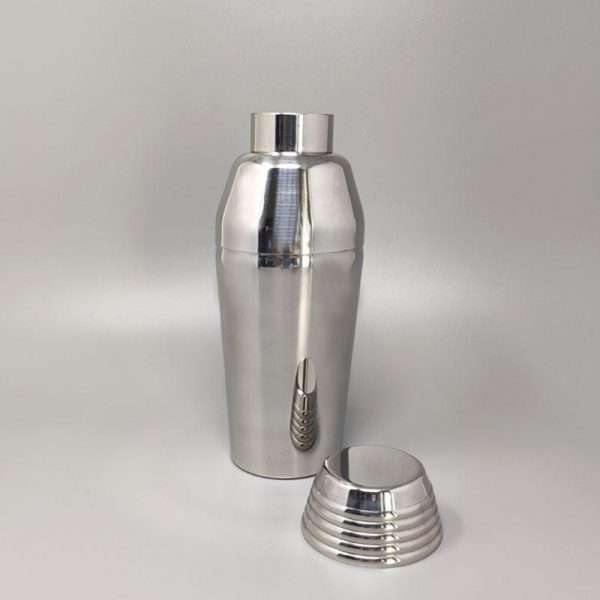 1970s Cocktail Shaker By Guy Degrenne In Stainless Steel Made in France - Image 3