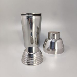 1970s Cocktail Shaker By Guy Degrenne In Stainless Steel Made in France
