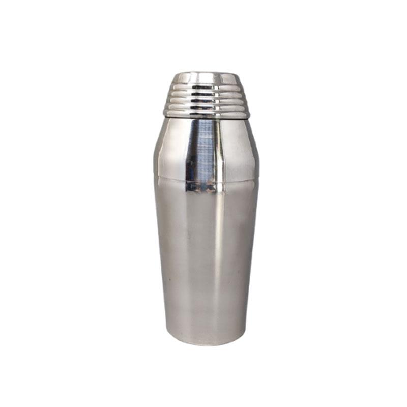 1970s Cocktail Shaker By Guy Degrenne In Stainless Steel Made in France