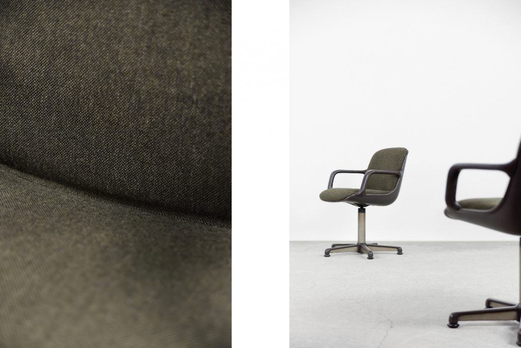 Vintage Desk Chair by Charles Pollock for Comforto, 1970s, Set of 2