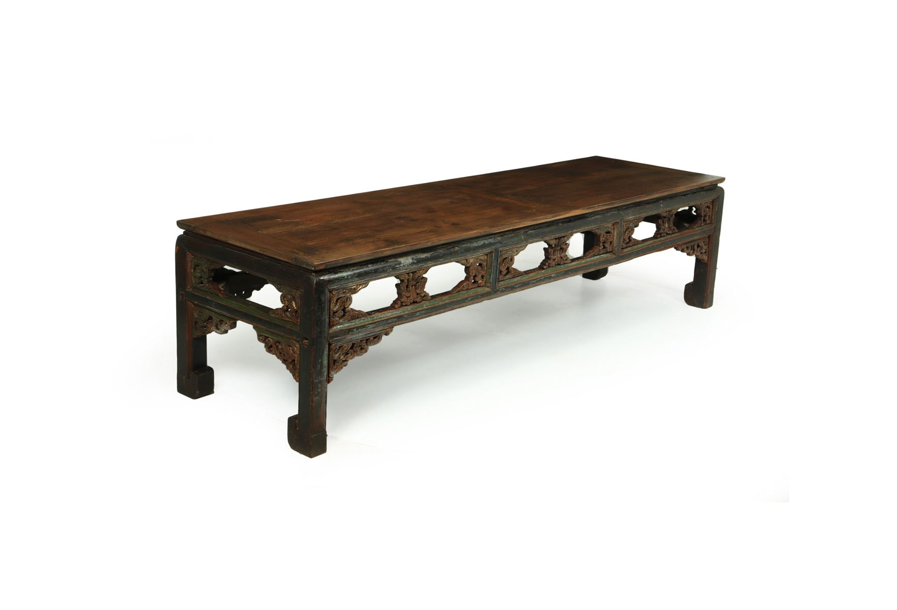 Antique Painted Chinese Coffee Table Shanxi
