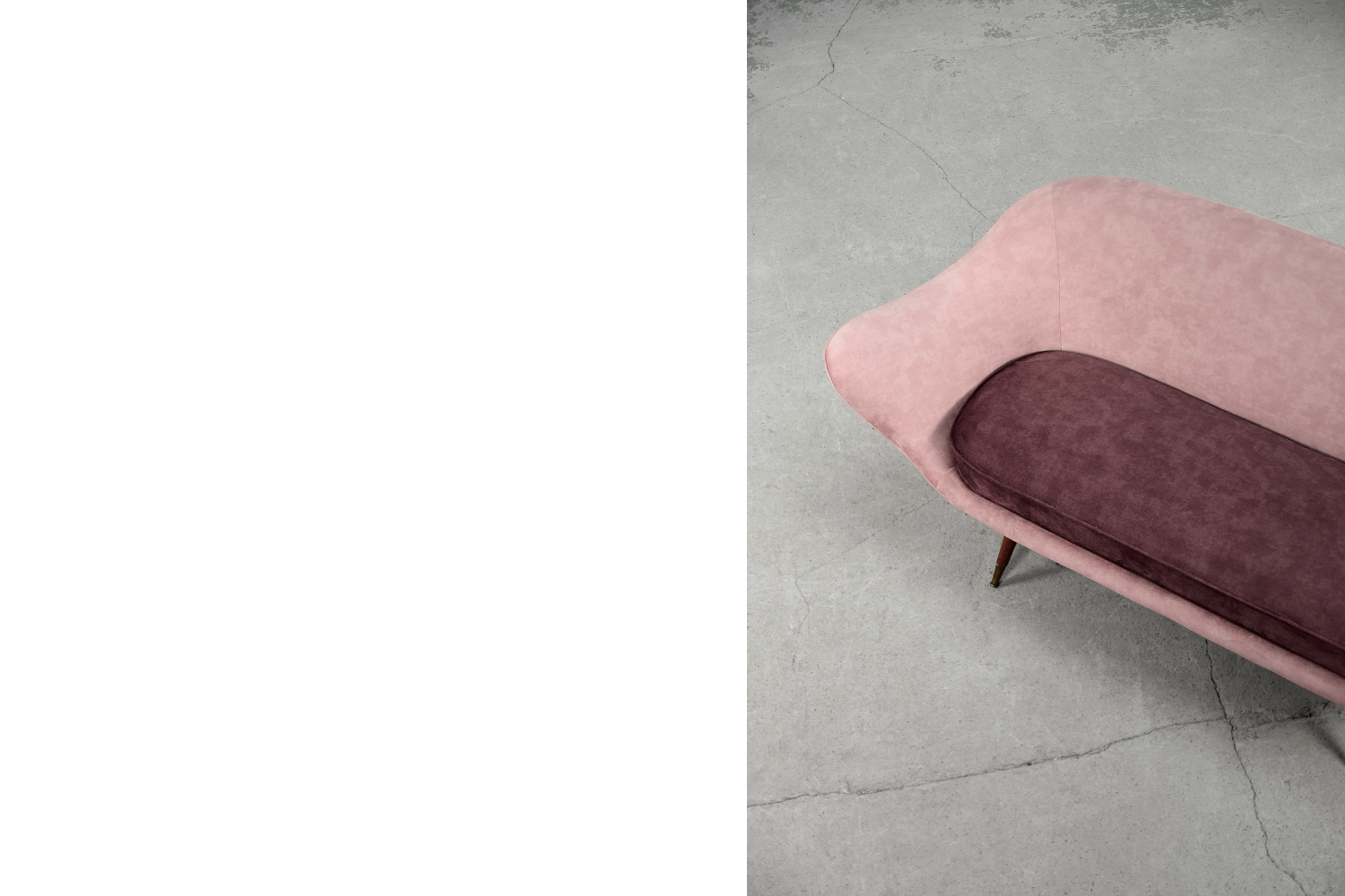 Rare Mid-Century Modern Space Age Velour Lounge Set from Paged, 1972, Set of 3