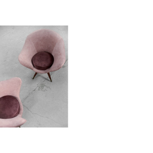 Rare Mid-Century Modern Space Age Velour Lounge Set from Paged, 1972, Set of 3