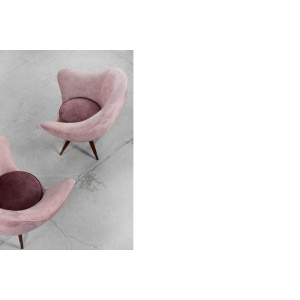 Rare Mid-Century Modern Space Age Velour Lounge Set from Paged, 1972, Set of 3