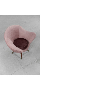 Rare Mid-Century Modern Space Age Velour Lounge Set from Paged, 1972, Set of 3
