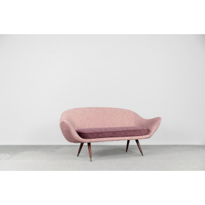 Rare Mid-Century Modern Space Age Velour Lounge Set from Paged, 1972, Set of 3