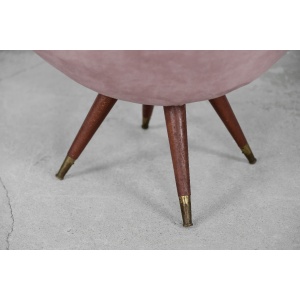 Rare Mid-Century Modern Space Age Velour Lounge Set from Paged, 1972, Set of 3
