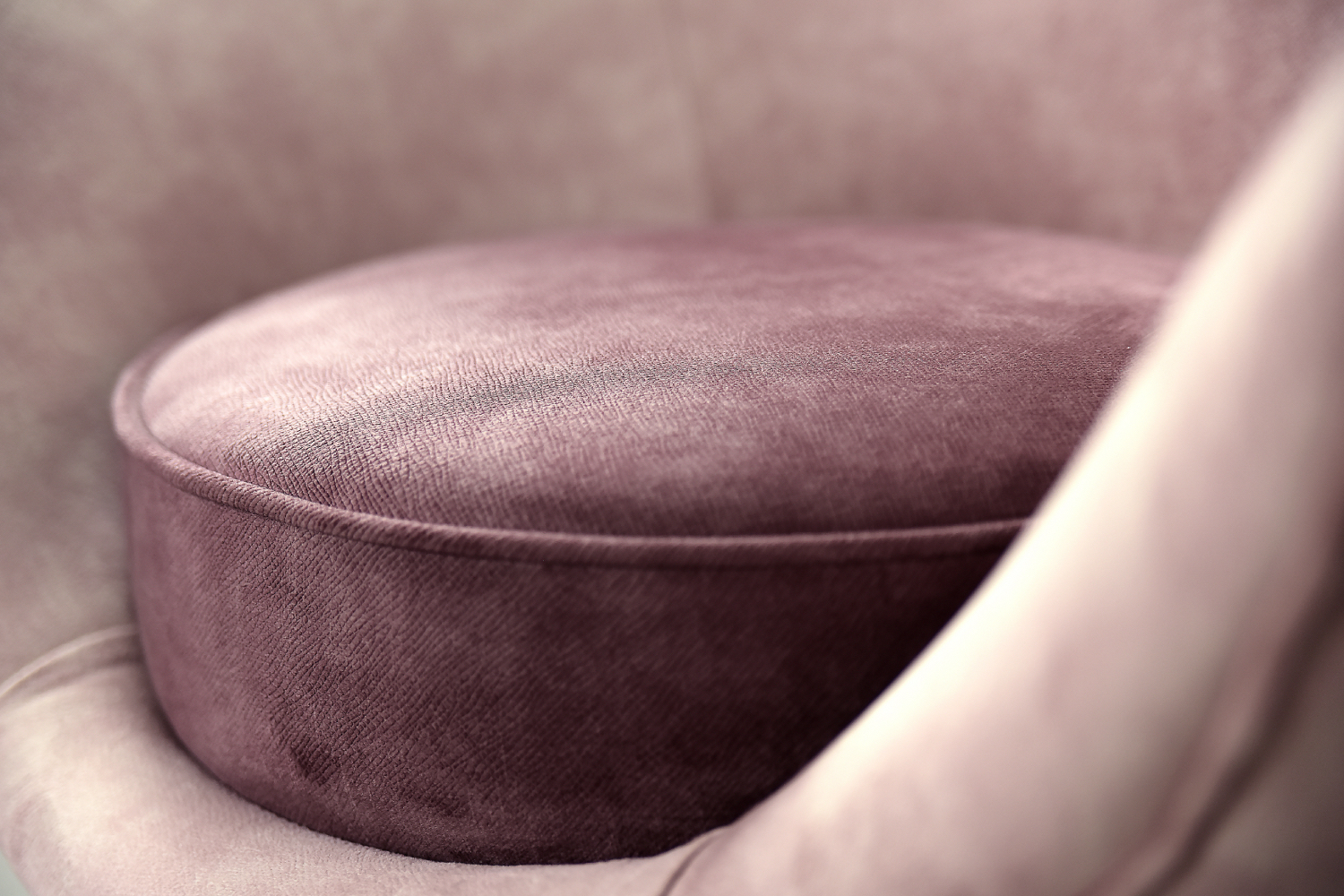 Rare Mid-Century Modern Space Age Velour Lounge Set from Paged, 1972, Set of 3