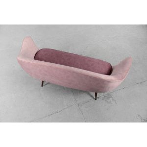 Rare Mid-Century Modern Space Age Velour Lounge Set from Paged, 1972, Set of 3