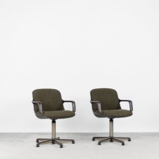 Vintage Desk Chair by Charles Pollock for Comforto, 1970s, Set of 2