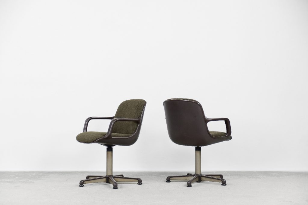 Vintage Desk Chair by Charles Pollock for Comforto, 1970s, Set of 2