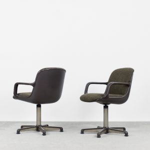 Vintage Desk Chair by Charles Pollock for Comforto, 1970s, Set of 2