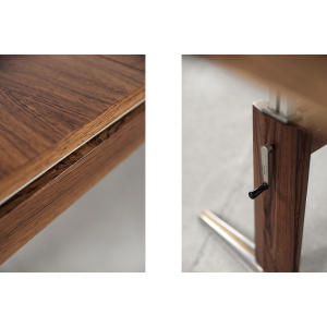 German Rosewood Adjustable Table from E.M.Ü, 1960s