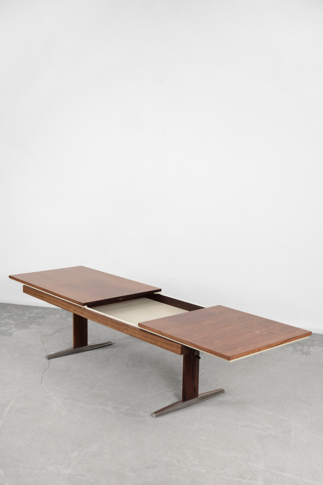 German Rosewood Adjustable Table from E.M.Ü, 1960s