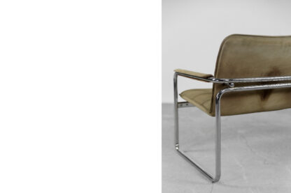 Vintage 2-seater Tubular Steel Leather Sofa, 1960s - Image 19