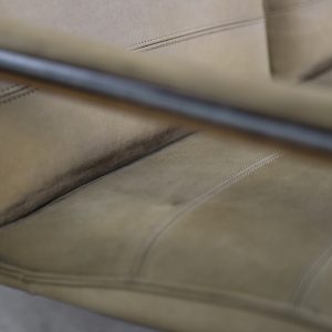 Vintage 2-seater Tubular Steel Leather Sofa, 1960s