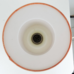 Earthenware Orange And White Table Lamp By Rosenthal, 1970s