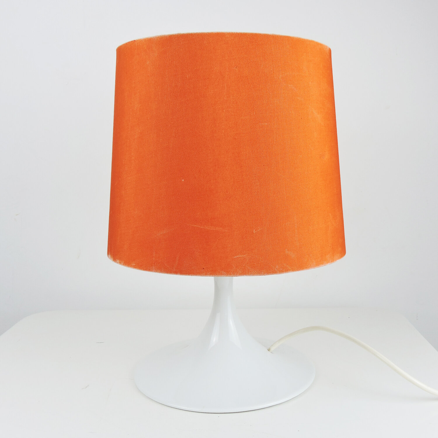 Earthenware Orange And White Table Lamp By Rosenthal, 1970s