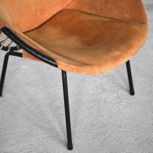 Mid-Century Circle Balloon Chair by Lusch Erzeugnis for Lusch & Co, 1960s