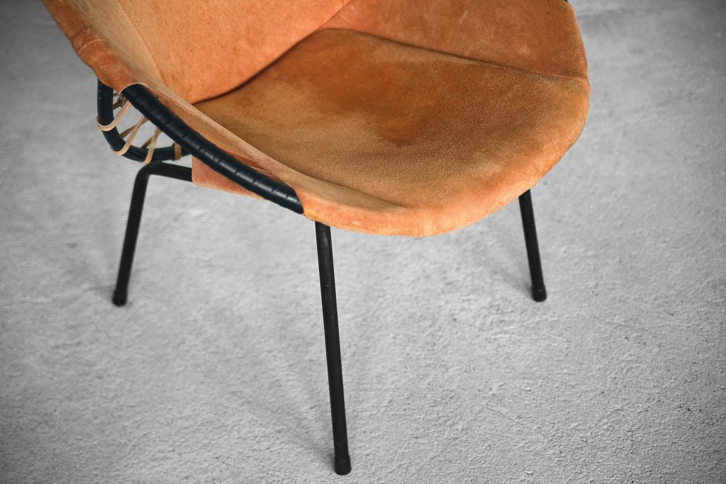 Mid-Century Circle Balloon Chair by Lusch Erzeugnis for Lusch & Co, 1960s