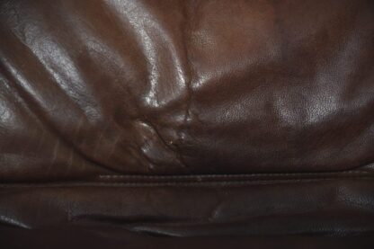 Danish Leather Adjustable Easy Chair & Ottoman Set from Berg Furniture, 1970s - Image 14