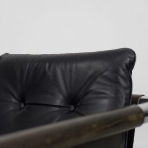 Vintage Bauhaus Tubular Metal & Leather Sofa, 1950s