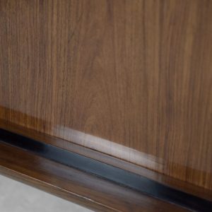 Large French Art Deco Walnut Buffet, 1920s