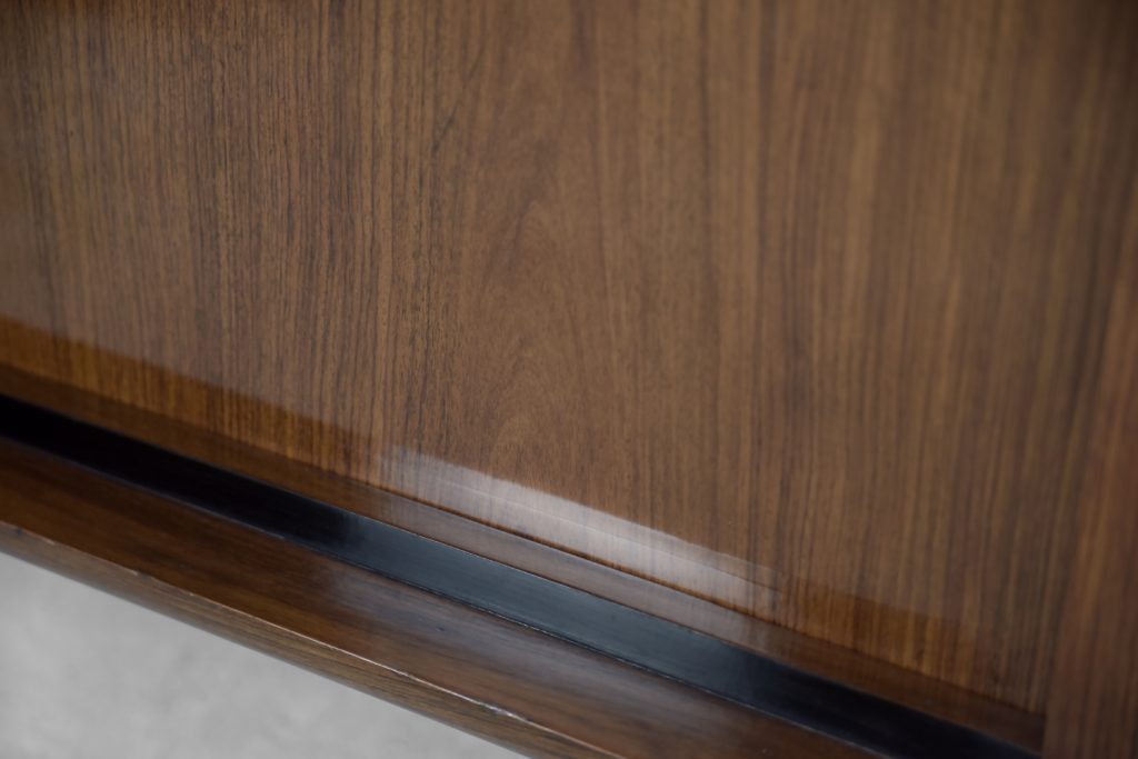 Large French Art Deco Walnut Buffet, 1920s