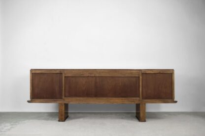 Large French Art Deco Walnut Buffet, 1920s - Image 11