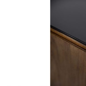 Large French Art Deco Walnut Buffet, 1920s