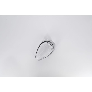 Scandinavian Glass Contour Vase by Vicke Lindstrand for Kosta, 1950s