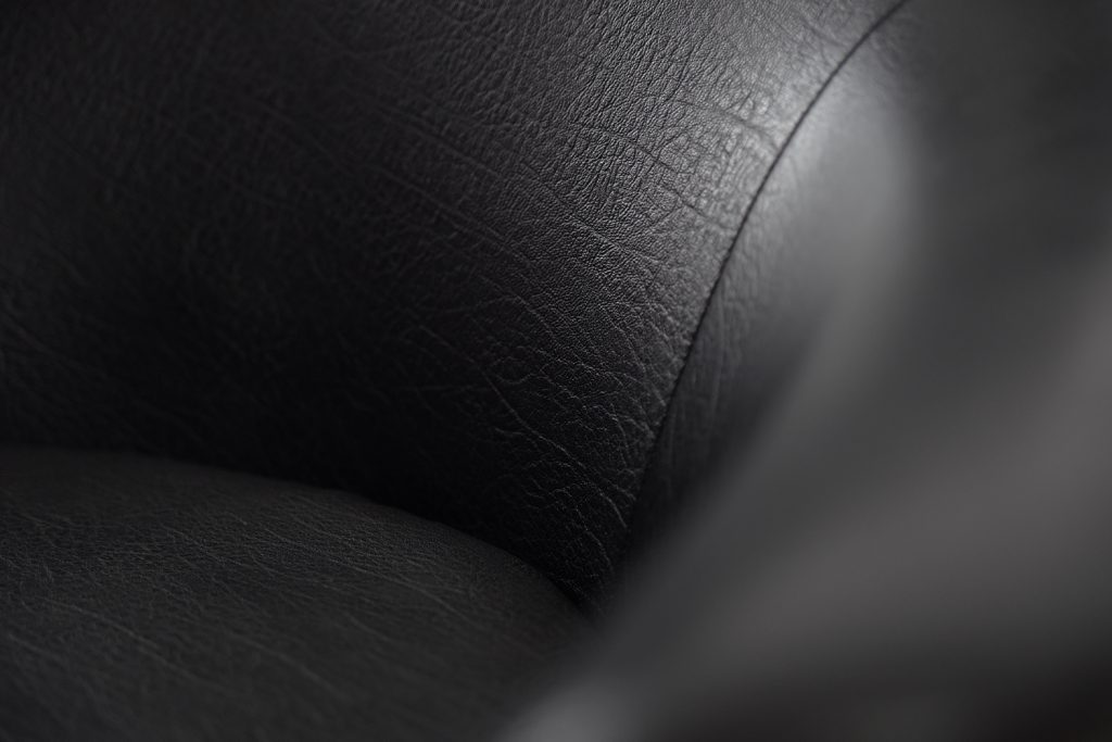 Scandinavian Vintage Black Swivel Chairs, 1970s, Set of 2