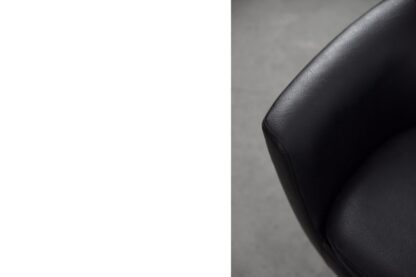 Scandinavian Vintage Black Swivel Chairs, 1970s, Set of 2 - Image 8