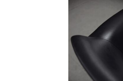 Scandinavian Vintage Black Swivel Chairs, 1970s, Set of 2 - Image 11