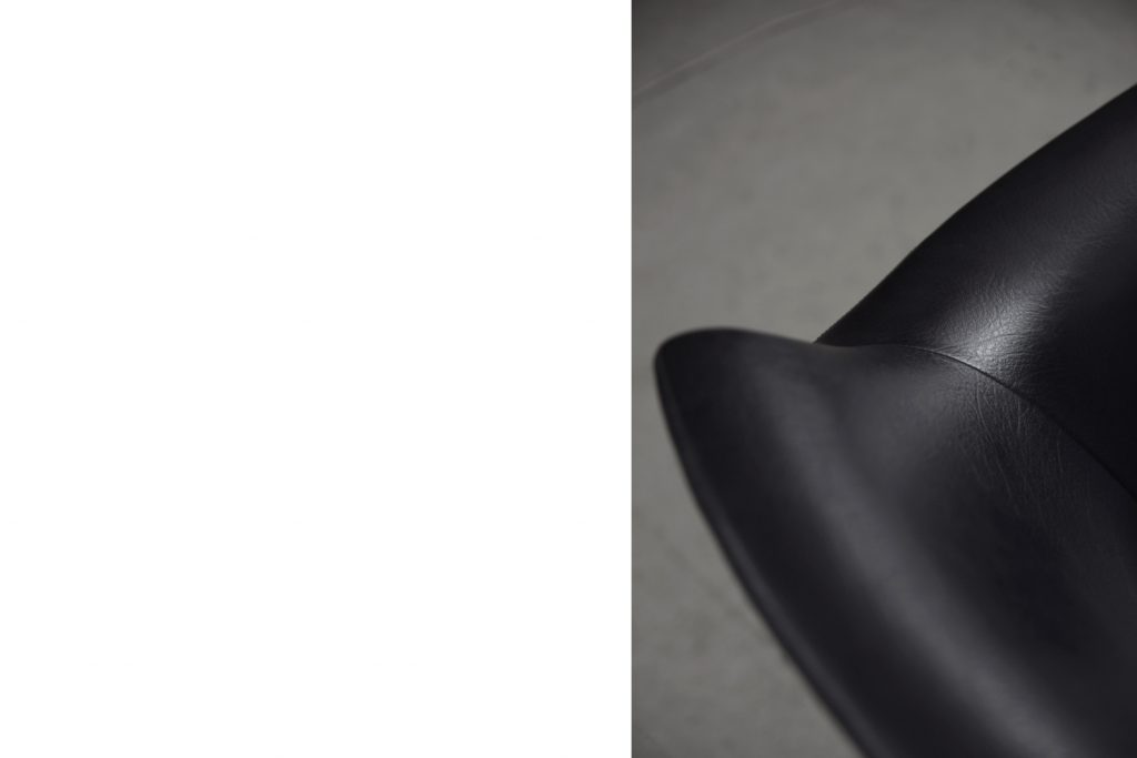 Scandinavian Vintage Black Swivel Chairs, 1970s, Set of 2