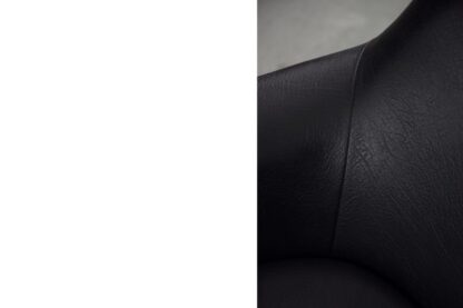 Scandinavian Vintage Black Swivel Chairs, 1970s, Set of 2 - Image 16