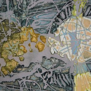 Lawrence Heyman, Fertilization IIII from Atelier 17 Series, Etching on Arches Paper, 1960s