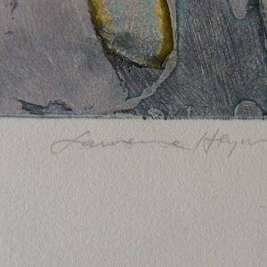 Lawrence Heyman, Fertilization IIII from Atelier 17 Series, Etching on Arches Paper, 1960s