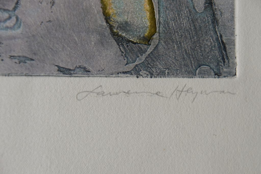Lawrence Heyman, Fertilization IIII from Atelier 17 Series, Etching on Arches Paper, 1960s