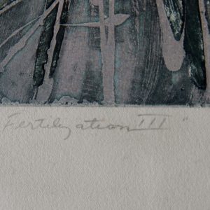 Lawrence Heyman, Fertilization IIII from Atelier 17 Series, Etching on Arches Paper, 1960s