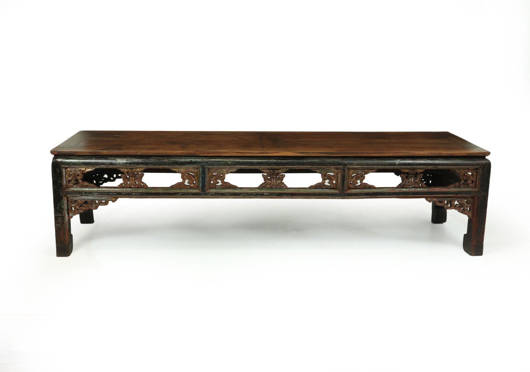 Antique Painted Chinese Coffee Table Shanxi