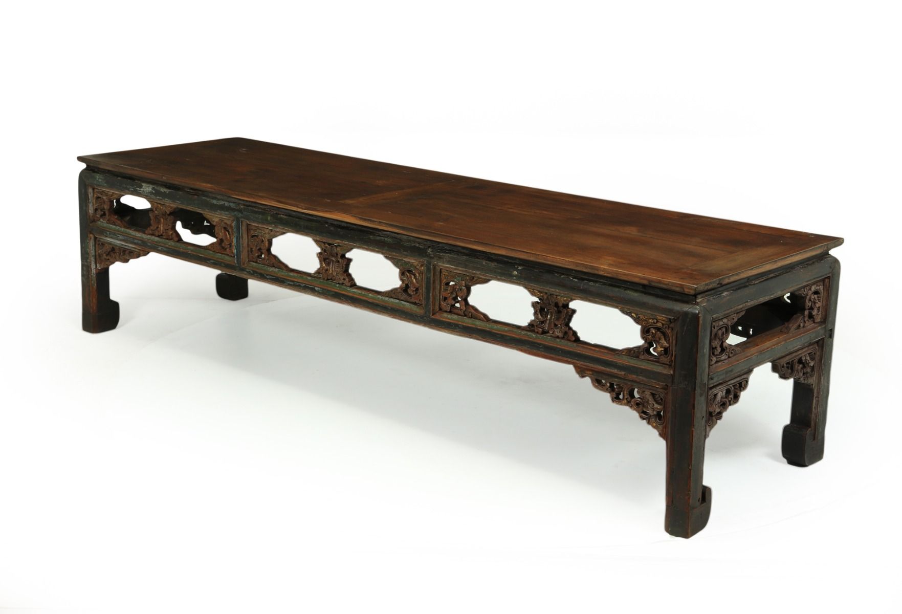 Antique Painted Chinese Coffee Table Shanxi