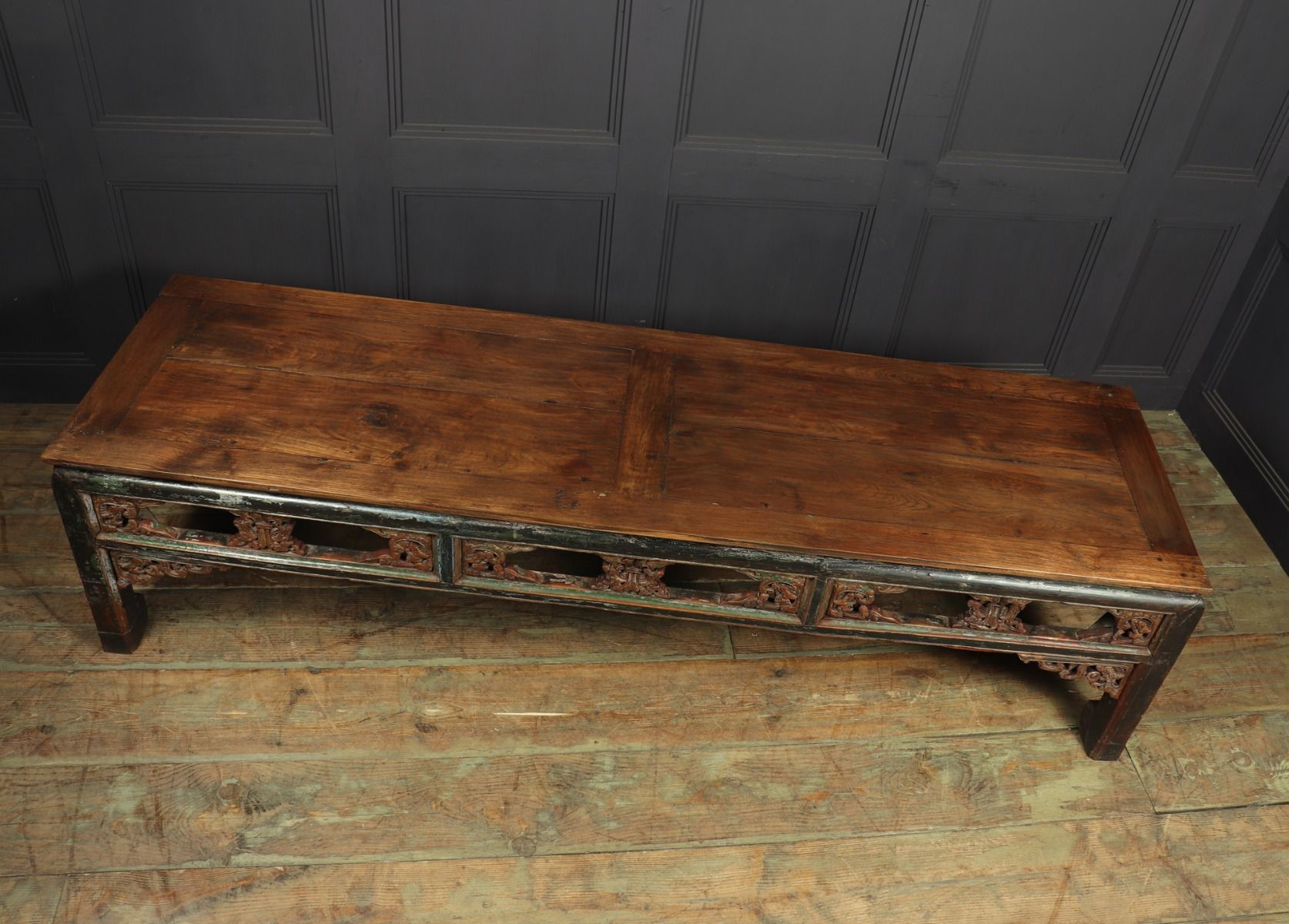 Antique Painted Chinese Coffee Table Shanxi