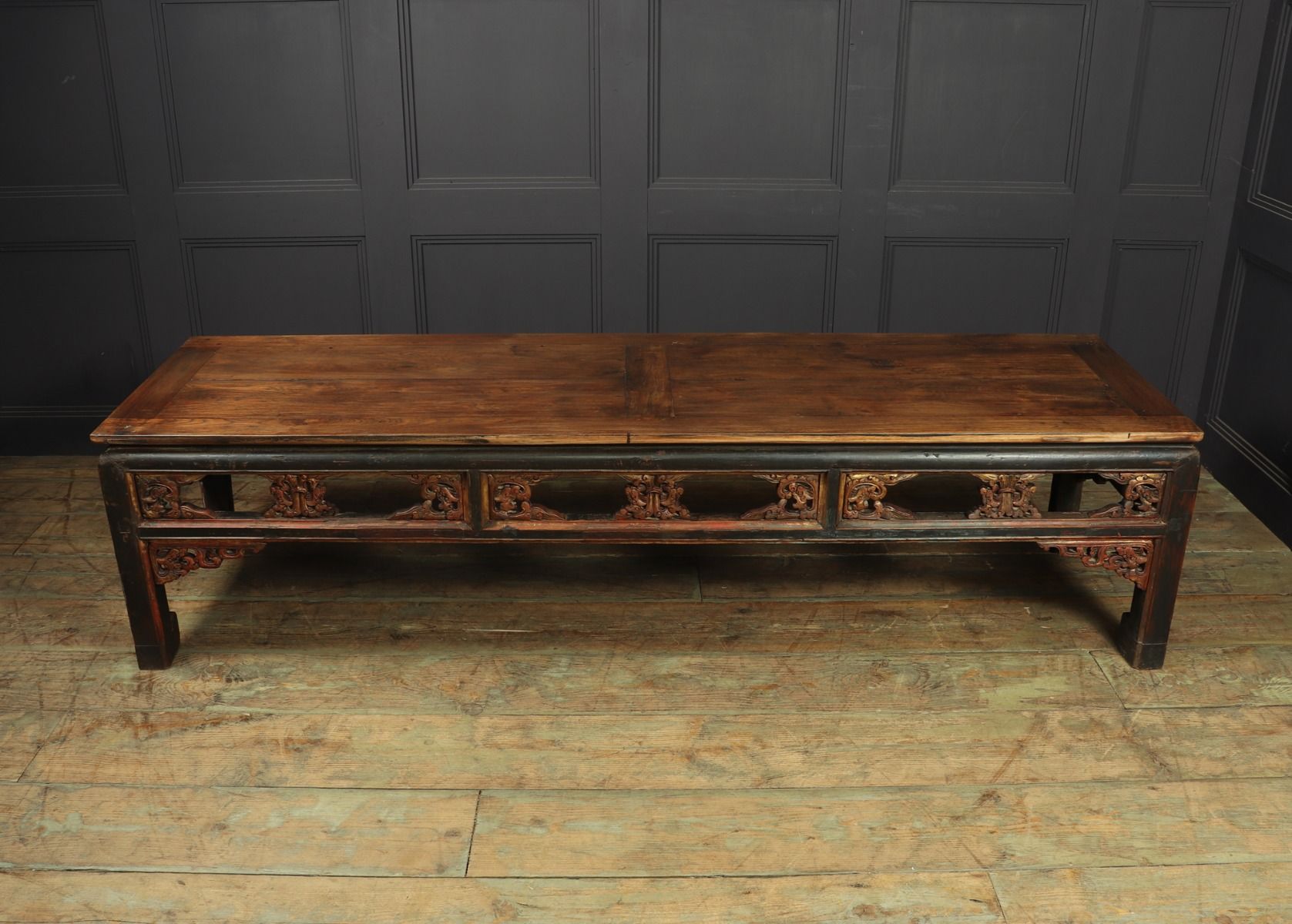 Antique Painted Chinese Coffee Table Shanxi